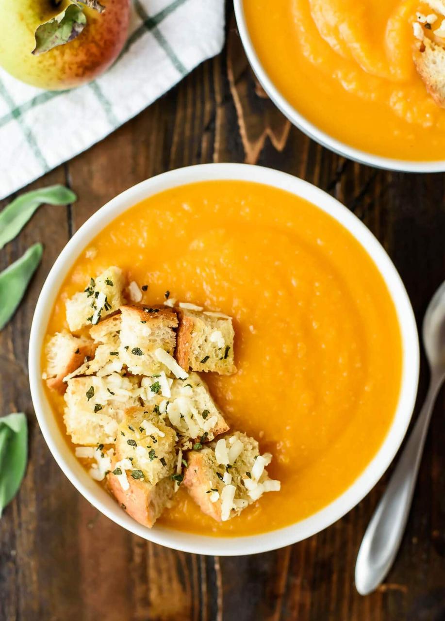 Butternut Squash And Apple Soup