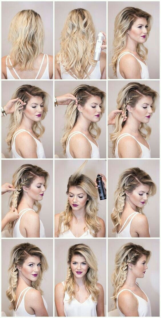 Easy To Do Hairstyles - Step By Step Tutorials