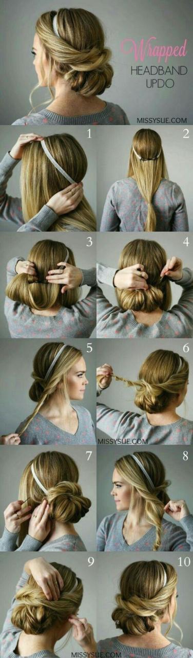 Easy To Do Hairstyles - Step By Step Tutorials