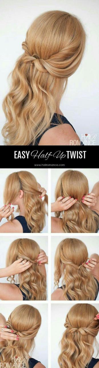 Easy To Do Hairstyles - Step By Step Tutorials